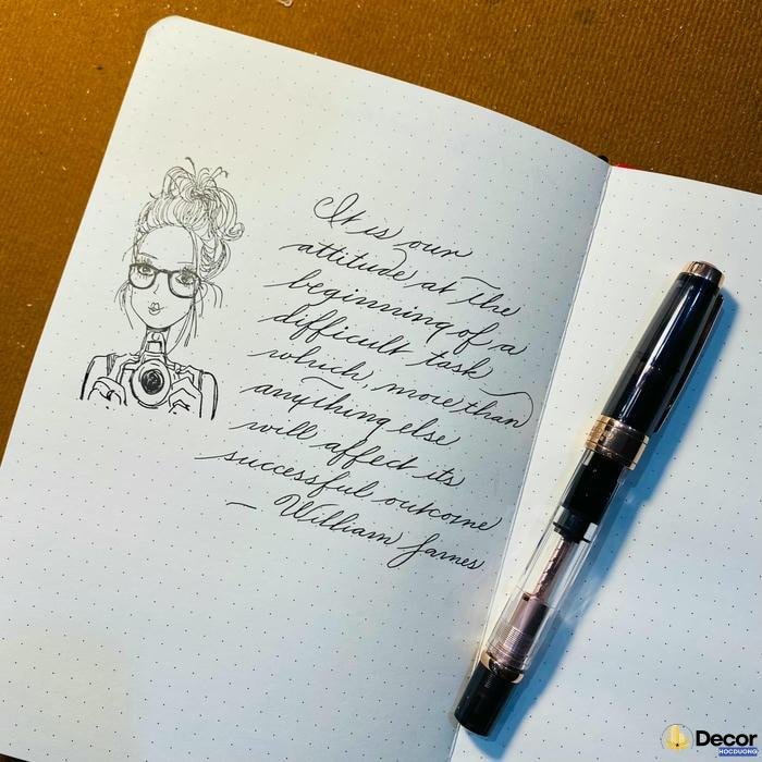 trang trí sổ tay học tập nền tắng