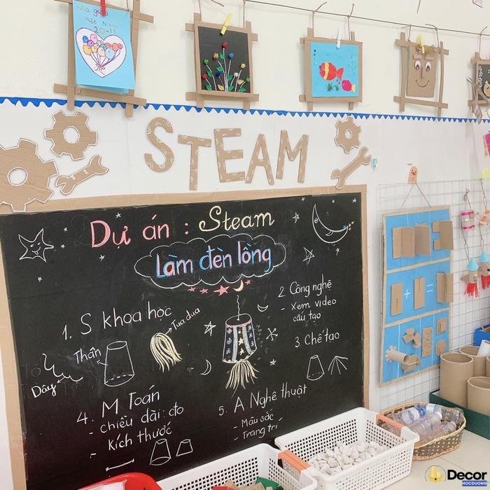 trang trí steam mầm non full hd