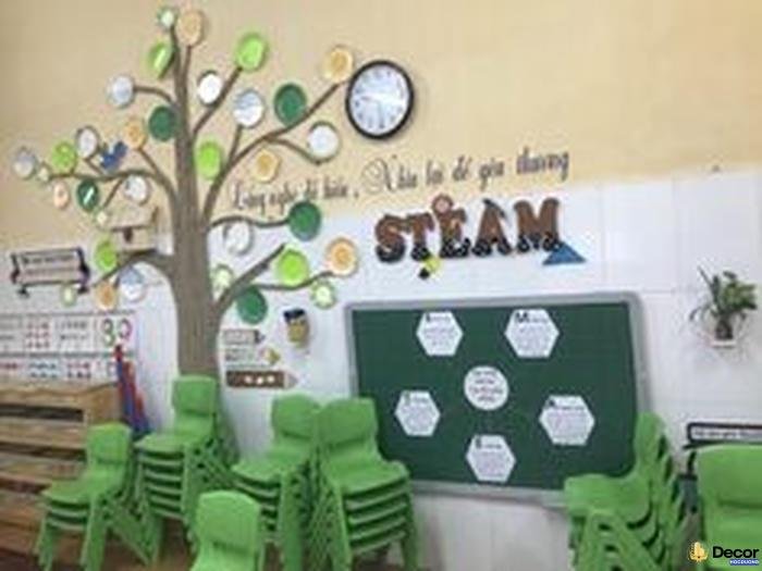trang trí steam mầm non sáng tạo