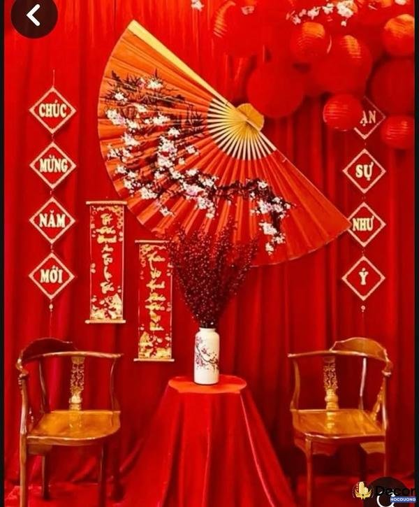 trang trí tết 2025 đơn giản