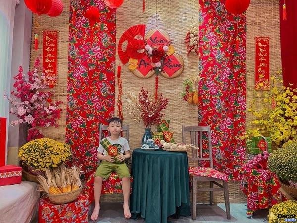 trang trí tết 2025 năm nay