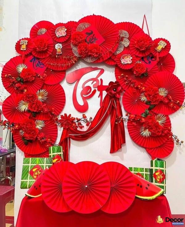trang trí tết 2025 truyền thống