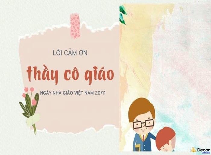 trang trí thiệp 20 tháng 11 chibi