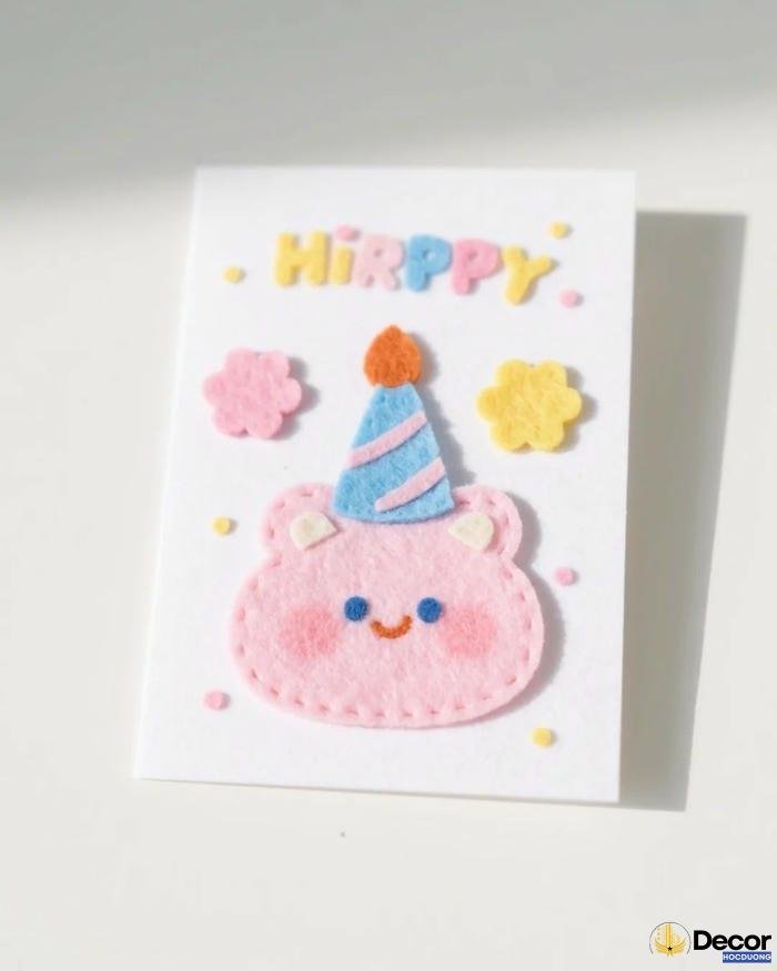 trang trí thiệp sinh nhật người lớn