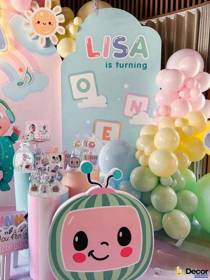 trang trí thôi nôi cực dễ thương