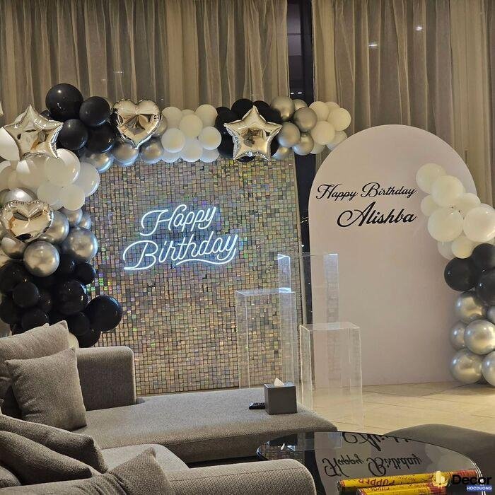 trang trí tiệc sinh nhật cực ngầu