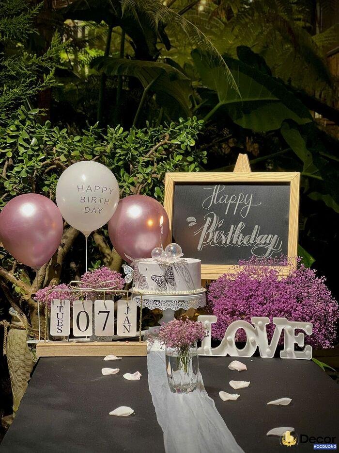 trang trí tiệc sinh nhật đẹp nhất