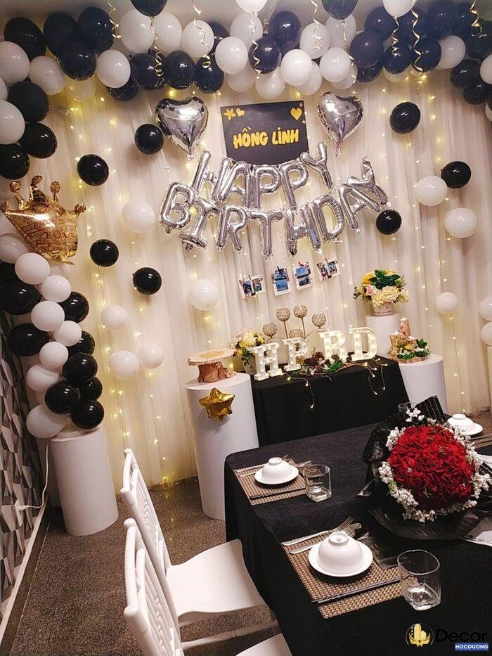 trang trí tiệc sinh nhật đẹp sang