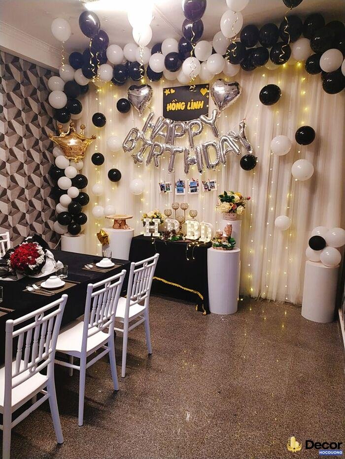 trang trí tiệc sinh nhật sang