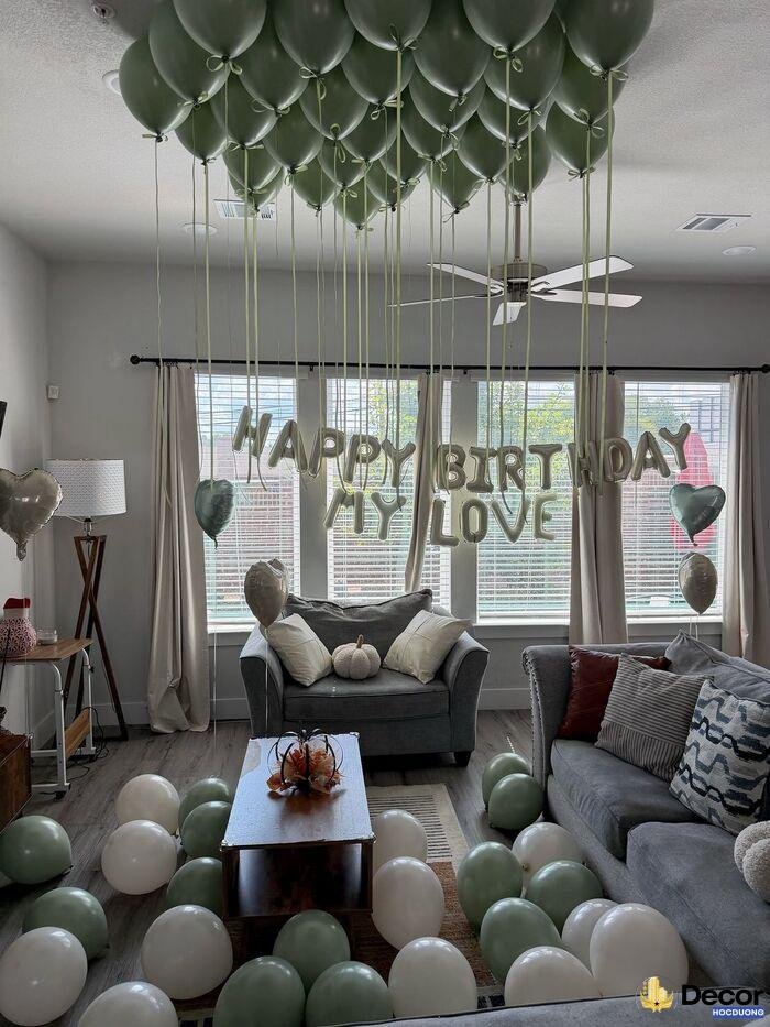 trang trí tiệc sinh nhật siêu sang