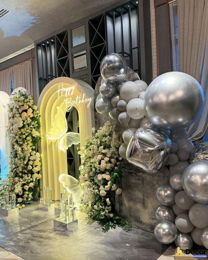 trang trí tiệc sinh nhật xinh