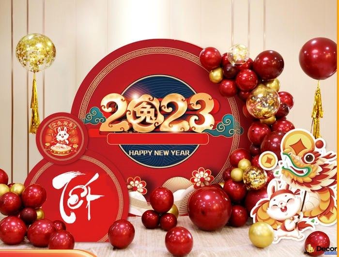 trang trí tiểu cảnh tết dễ làm