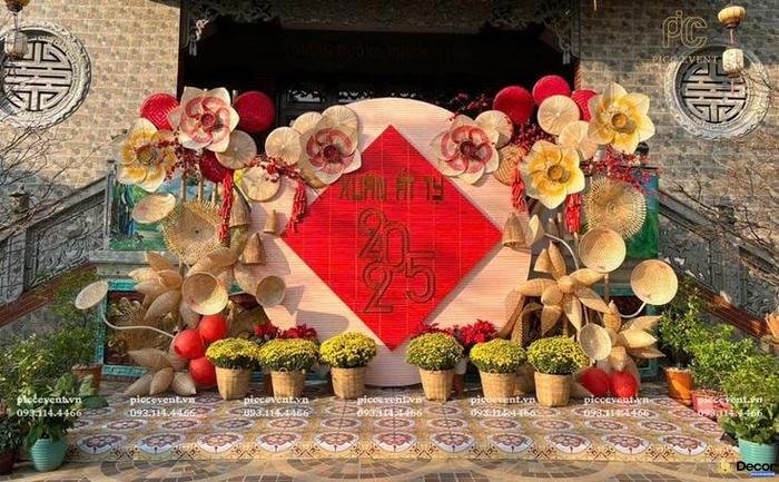 trang trí tiểu cảnh tết đón xuân