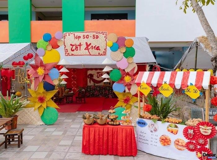 trang trí tiểu cảnh tết việt nam