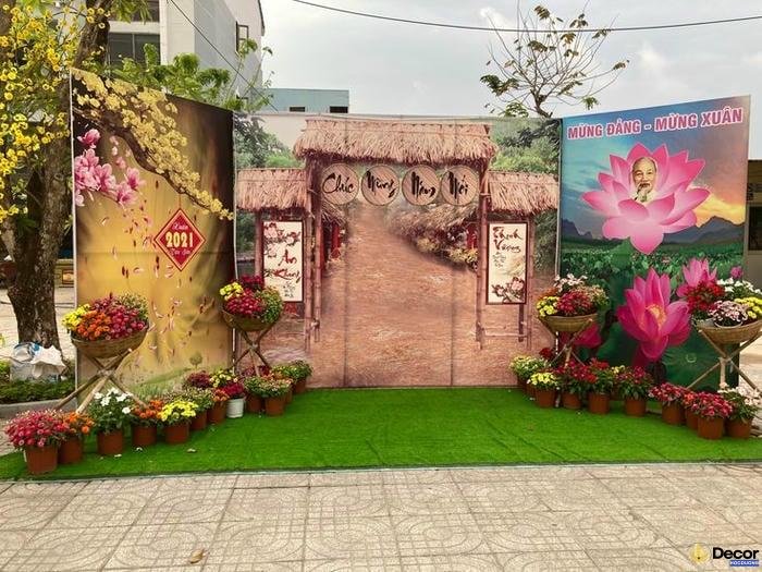 trang trí tiểu cảnh tết xưa sáng tạo