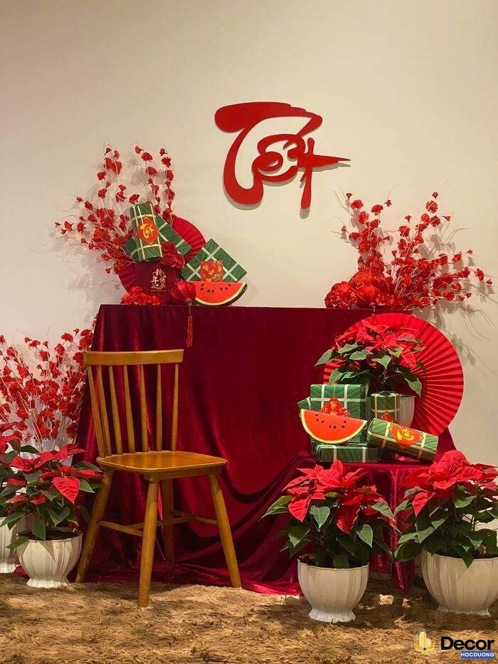 trang trí tiểu cảnh tết xưa