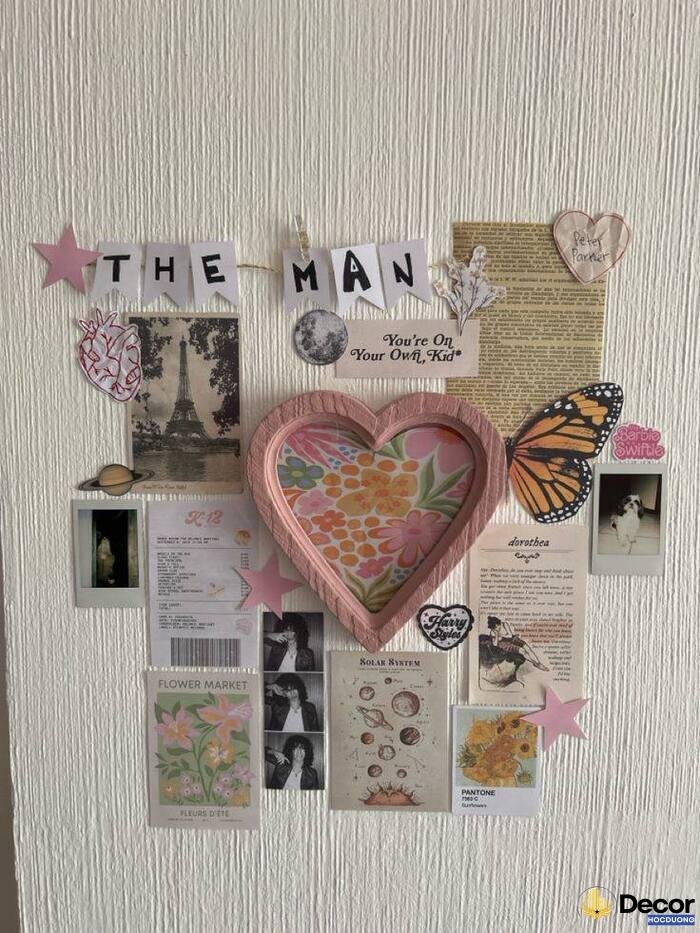 trang trí tường cực đẹp