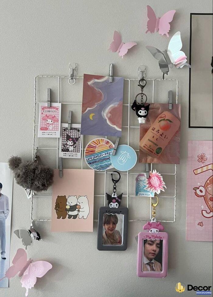 trang trí tường đơn giản nhất