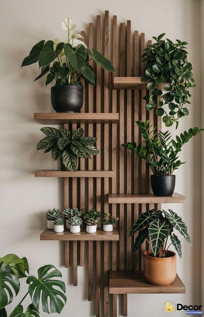 trang trí tường phong cách hiện đại