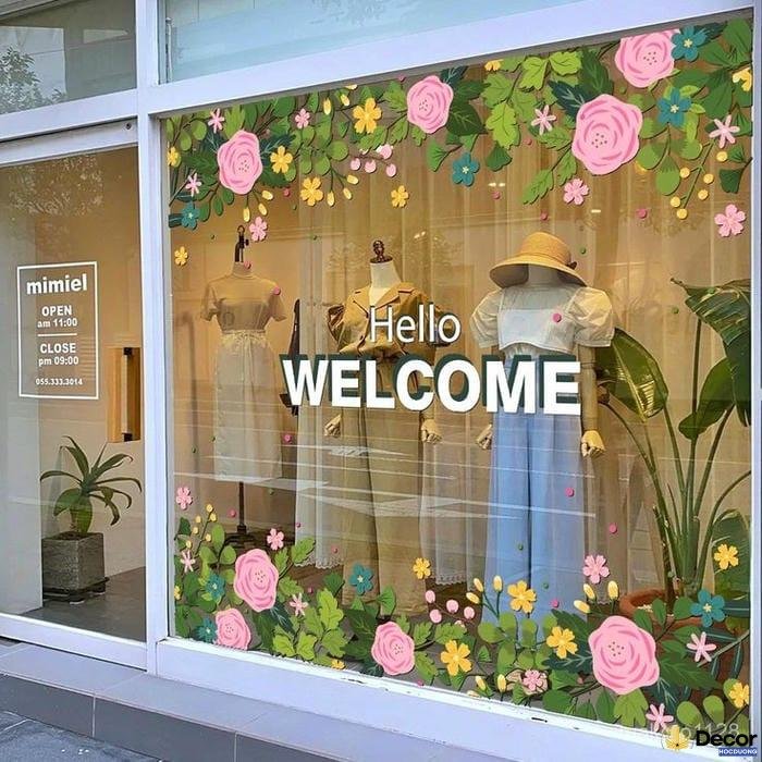 trang tri window display độc đáo