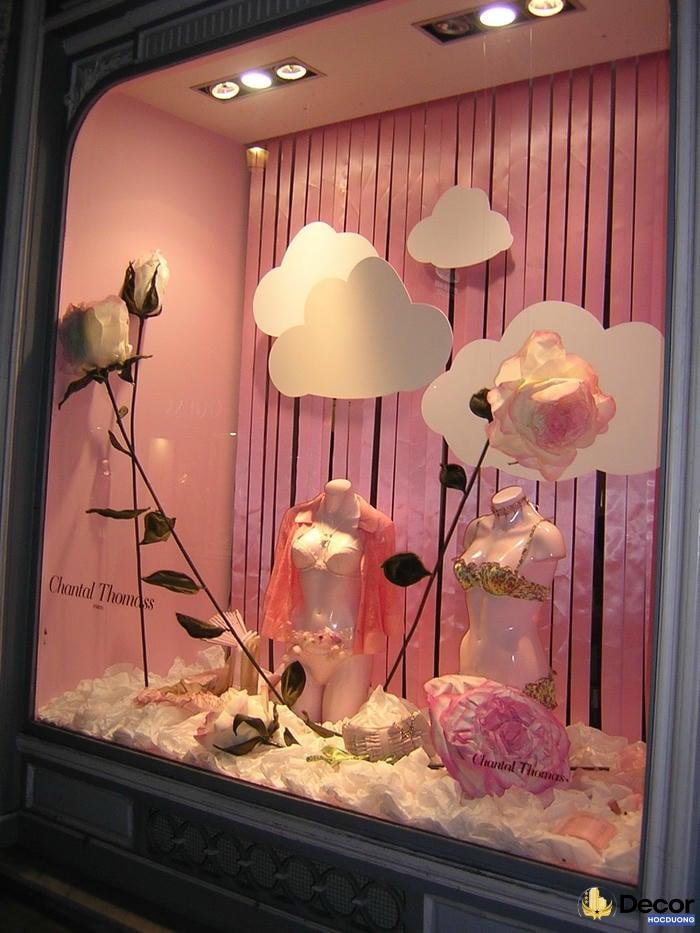 trang tri window display sáng tạo
