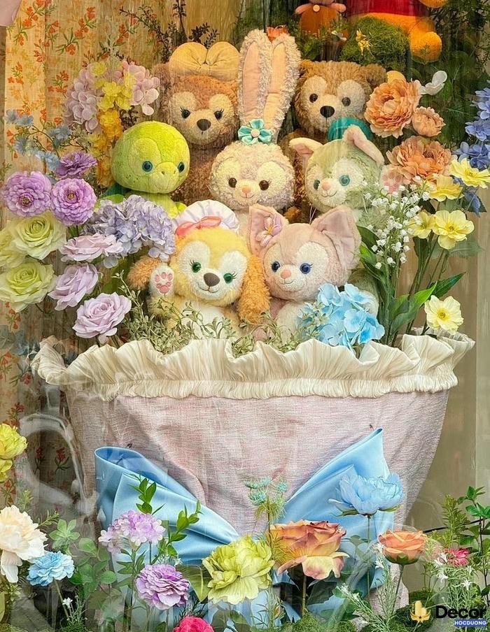 trang trí windows display đáng yêu