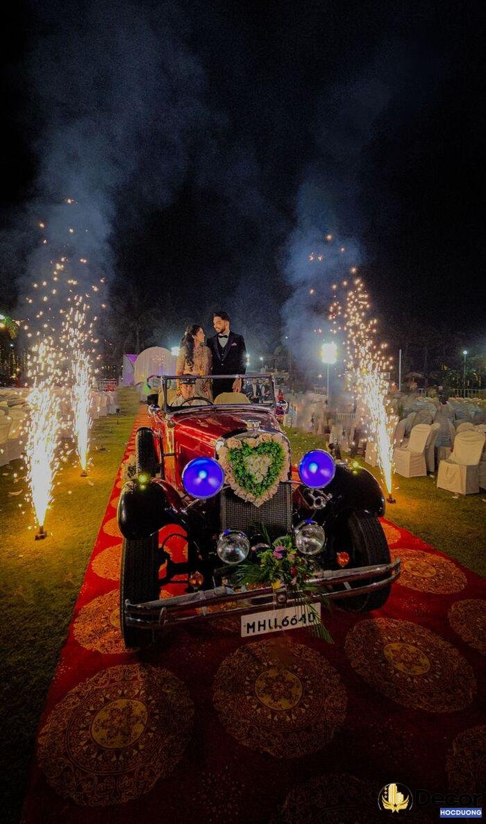 trang trí xe hoa cực sang