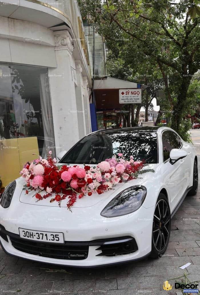 trang trí xe hoa sang trọng