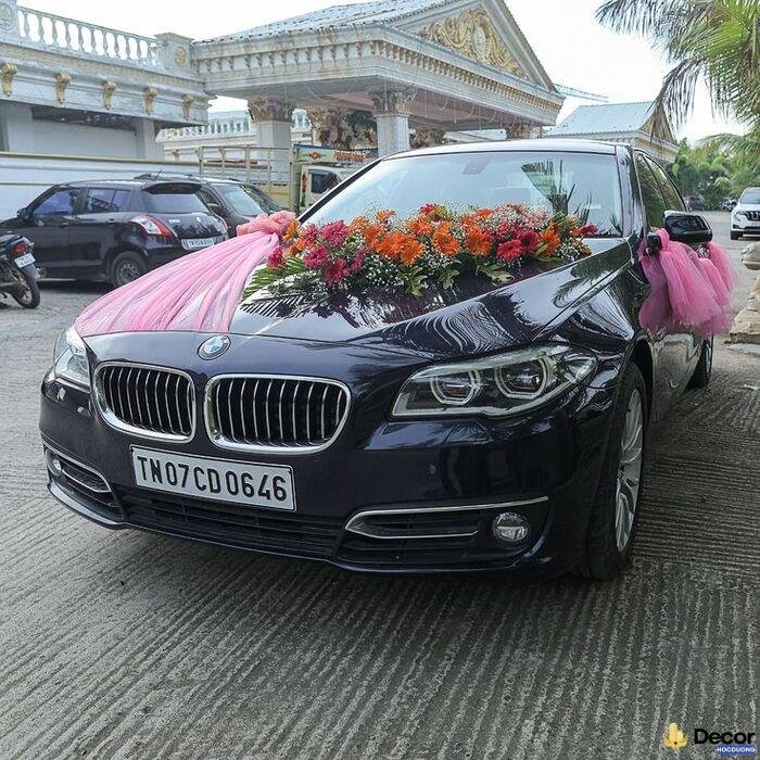 trang trí xe hoa siêu chất