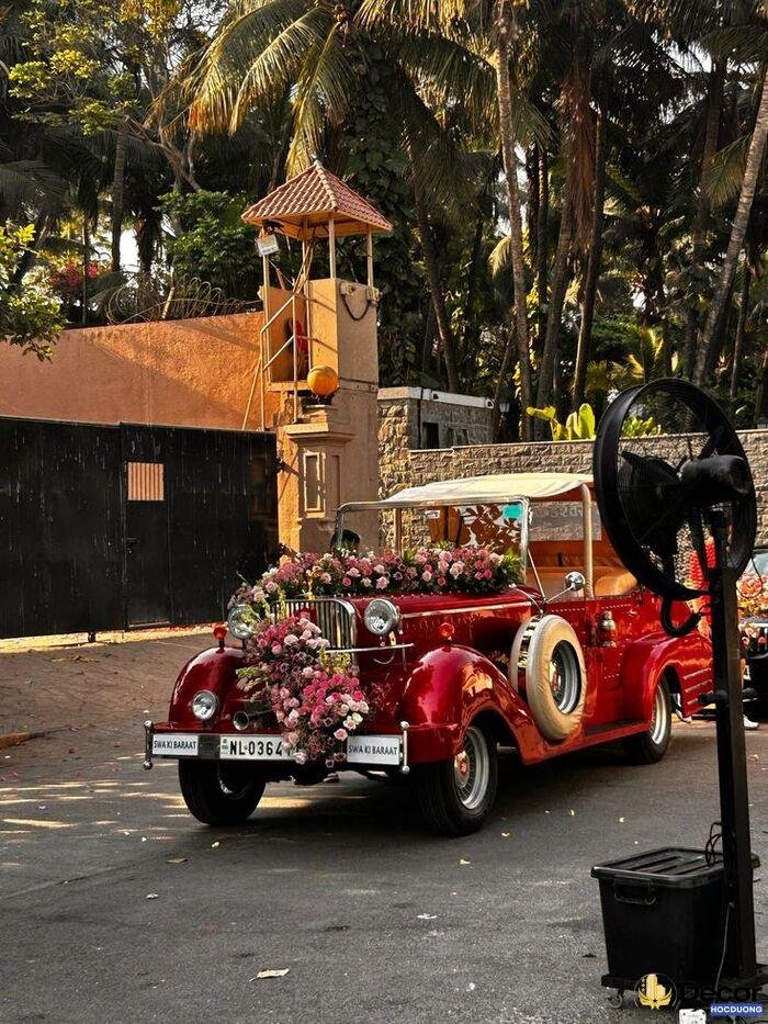 trang trí xe hoa