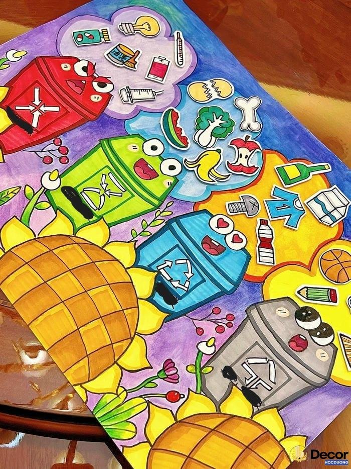 tranh a3 bảo vệ môi trường vì cuộc sống