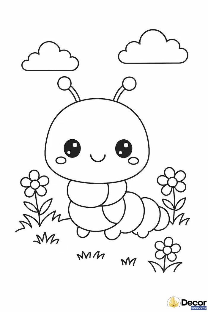 tranh tô màu cho bé theo độ tuổi đơn giản