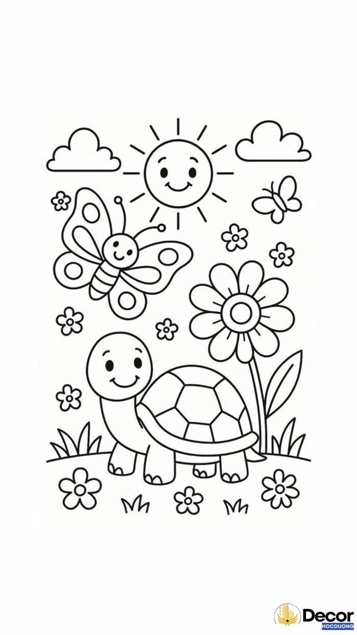 tranh tô màu cho bé theo độ tuổi nghệ thuật