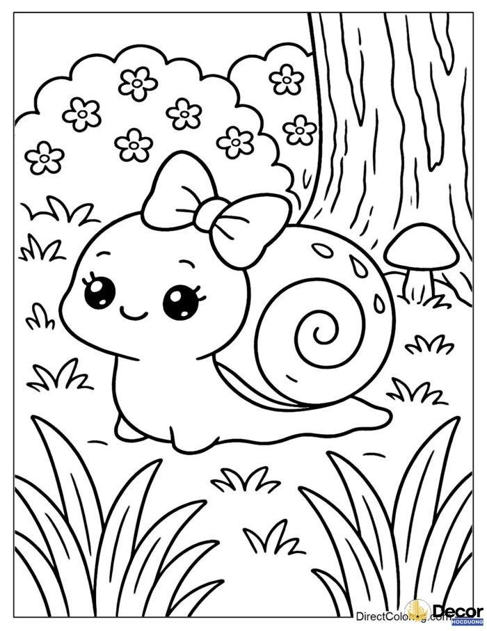 tranh tô màu đa dạng chủ đề con vật xinh