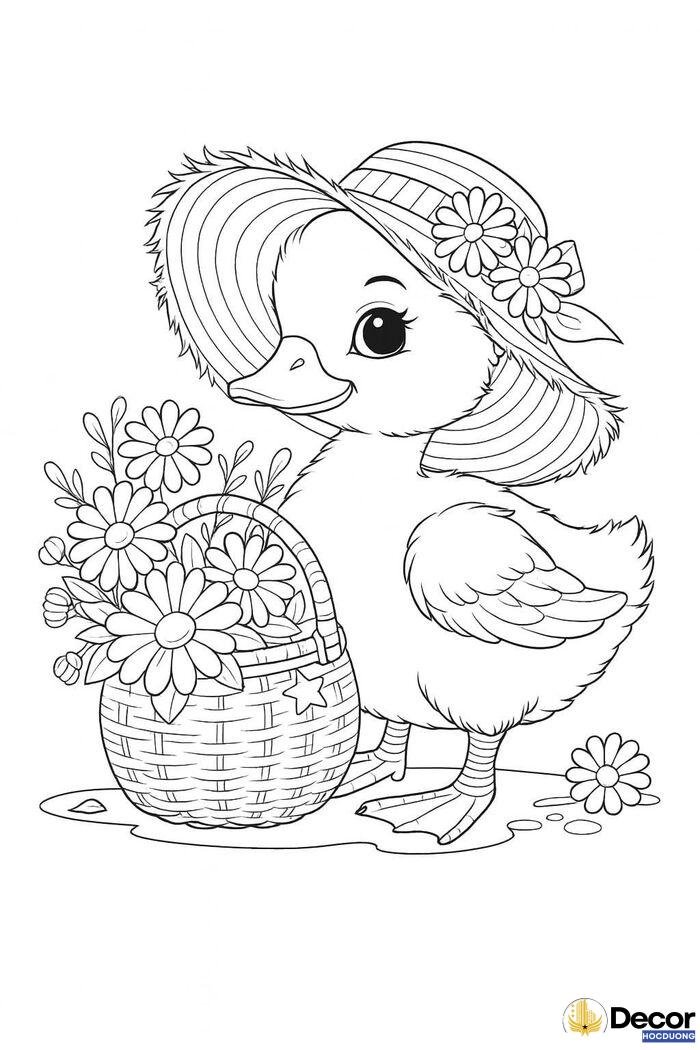 tranh tô màu đa dạng chủ đề con vật