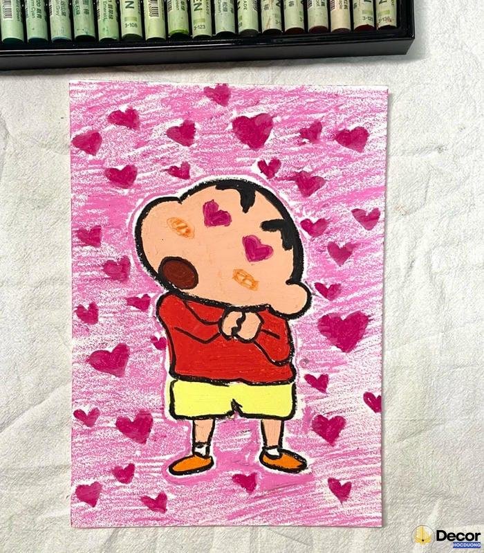 tranh vẽ trang trí lớp 7 cho không gian