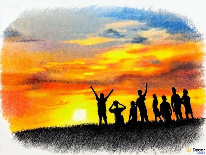 tranh vẽ trang trí lớp 7 việt nam