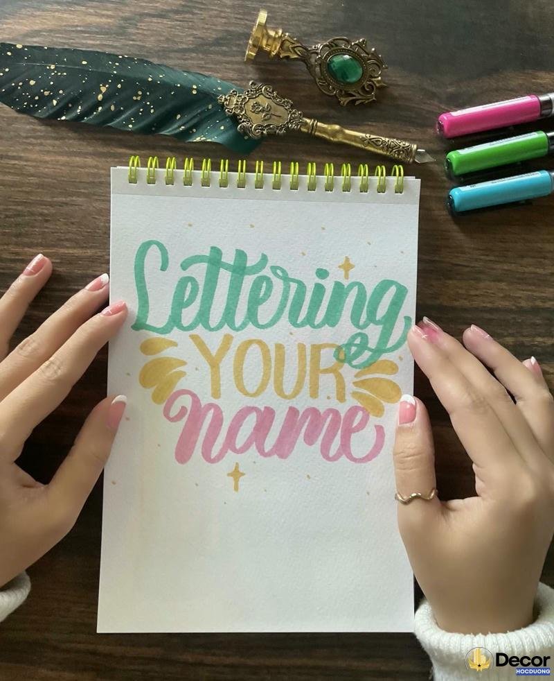 vcách vẽ trang trí bìa vở