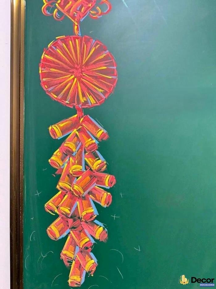 vẽ bảng trang trí tết đẹp