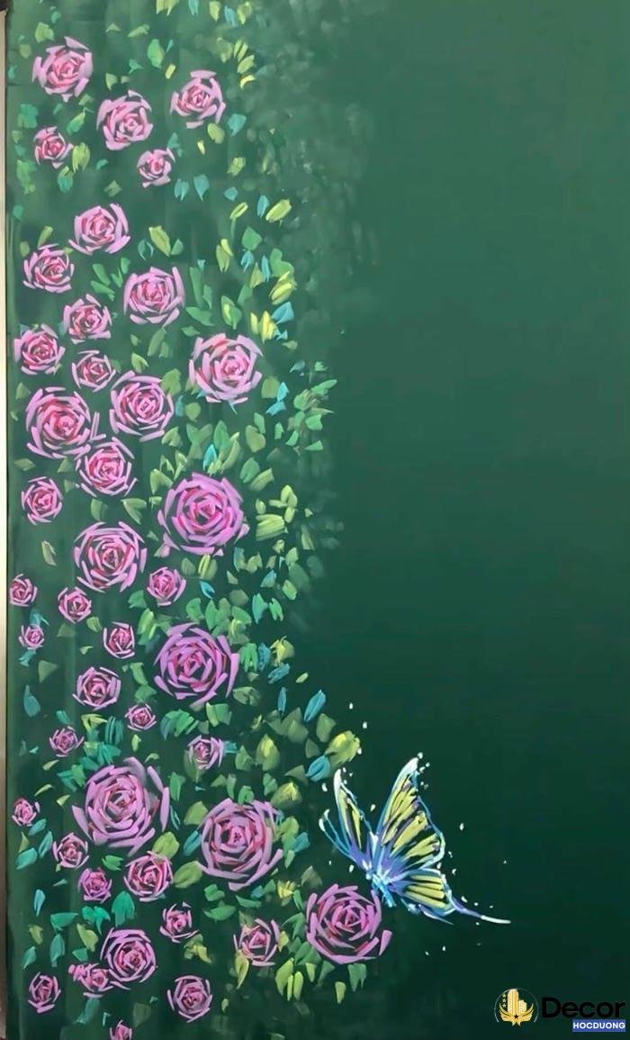 vẽ hoa trang trí cơ bản