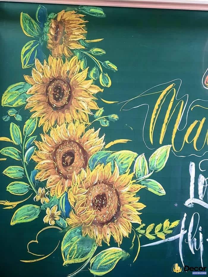 vẽ hoa trang trí dễ vẽ