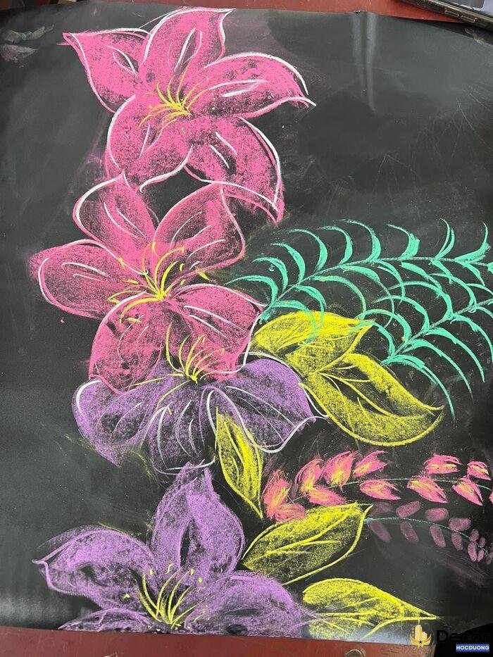 vẽ hoa trang trí đẹp nhất