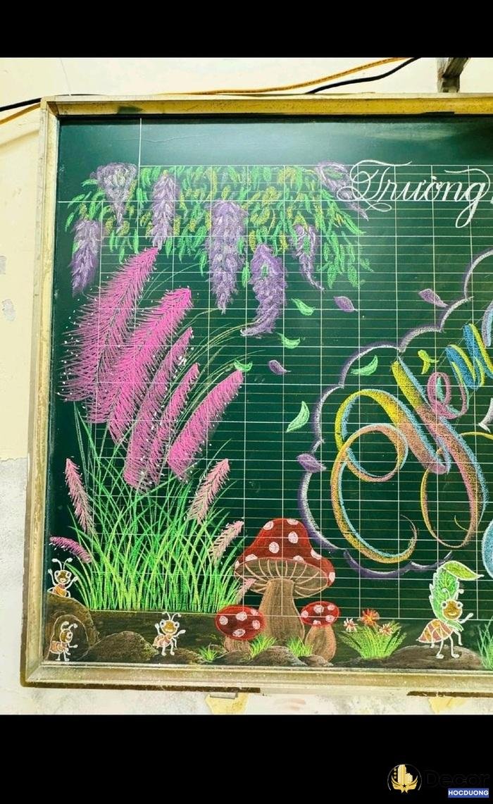 vẽ hoa trang trí đẹp