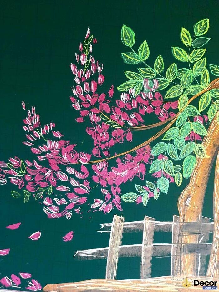 vẽ hoa trang trí siêu nghệ