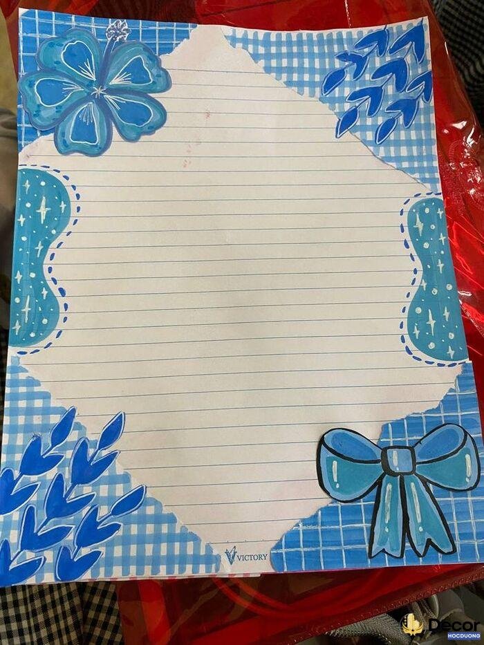 vẽ khung trang trí siêu nghệ