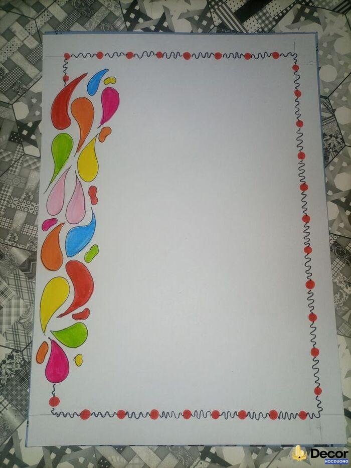 vẽ khung trang trí