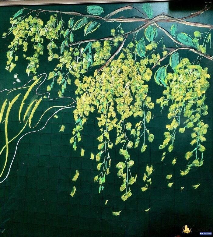 vẽ trang trí bảng cực đẹp