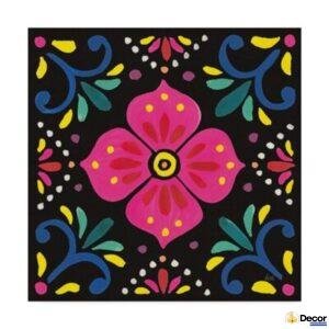 vẽ trang trí đường diềm hình vuông