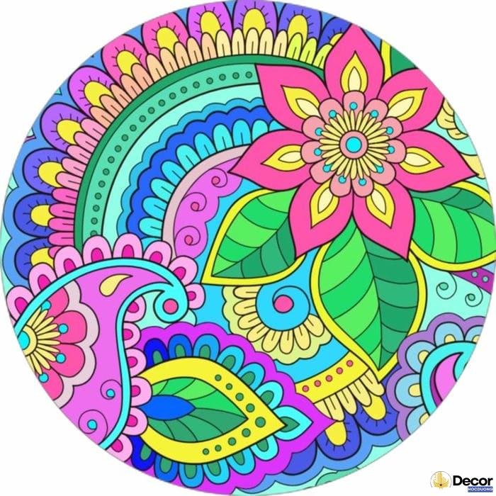vẽ trang trí vòng tròn ấn tượng