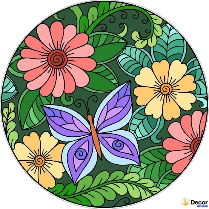 vẽ trang trí vòng tròn